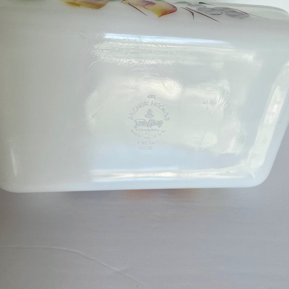 Vintage Fire-King Fruit by ANCHOR HOCKING 12" Rectangular Baker 1.5 Qt - Picture 2 of 13